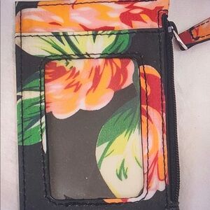 Floral Card Holder with ID Window